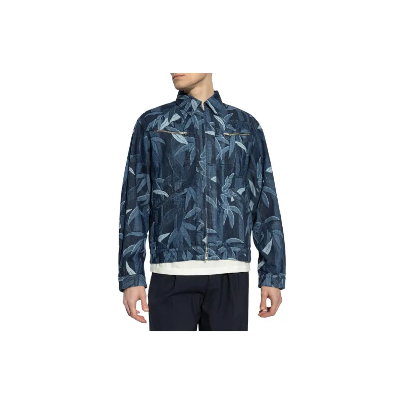 KENZO Decorative Pattern Denim Jacket-1