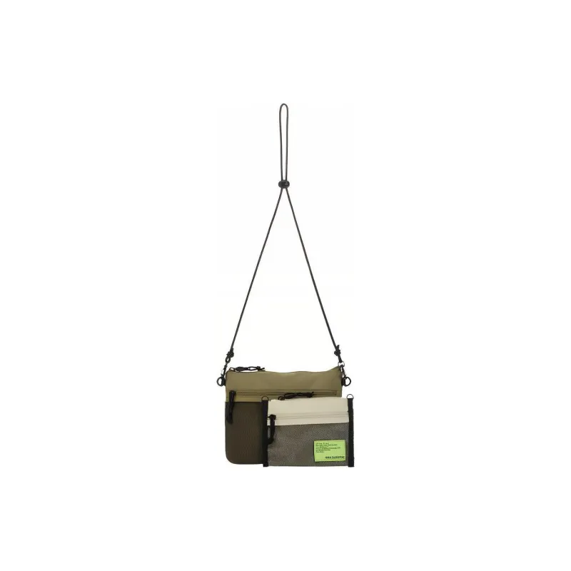 New Balance Fabric Shoulder Bag Crossbody Bag Regular Unisex Green-0