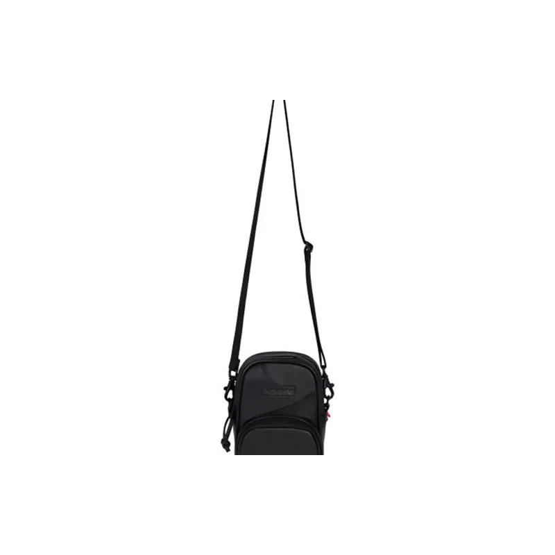 Supreme FW19 Cow Leather Crossbody Bag, Shoulder Bag Trumpets Unisex Black-3