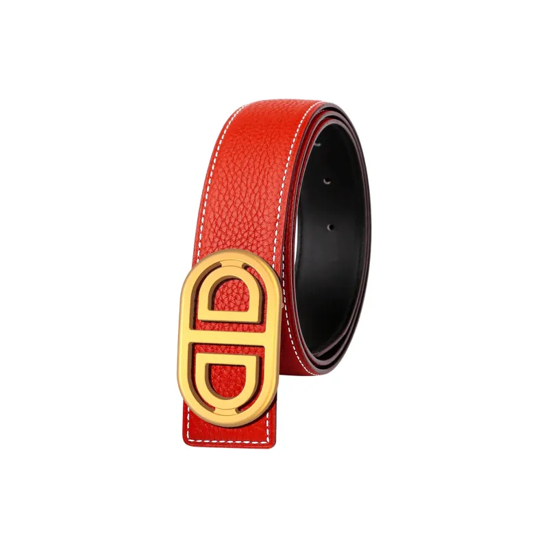 CATELLES Double Sided Top Grain Cow Leather Leather Belts Men's Width  3.2cm-14