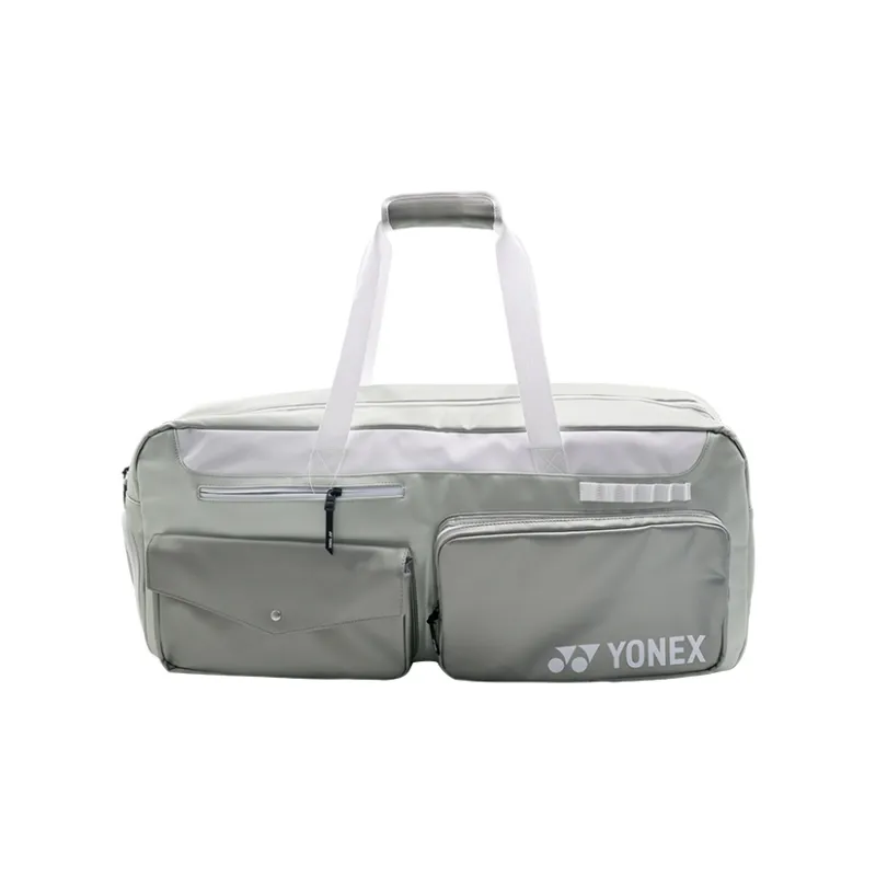 YONEX Badminton Racket Bags Holds 3 5 Paddle Sets Sporty Style Without Straps Brown/light Green Unisex-5