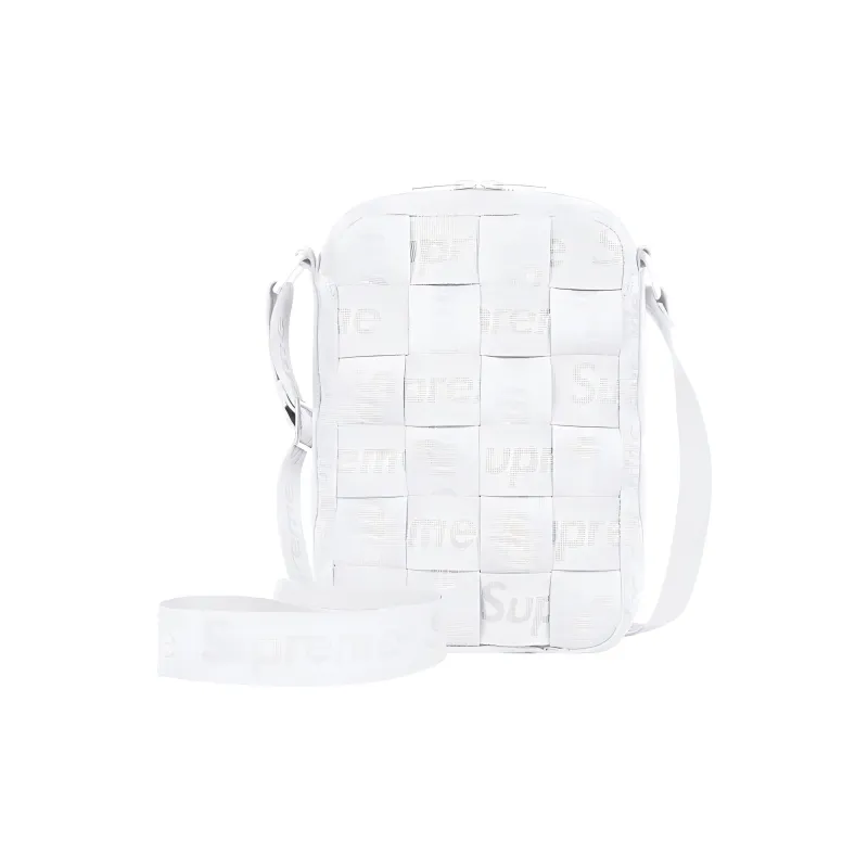Supreme Fabric Crossbody Bag, Shoulder Bag Regular Unisex White-1