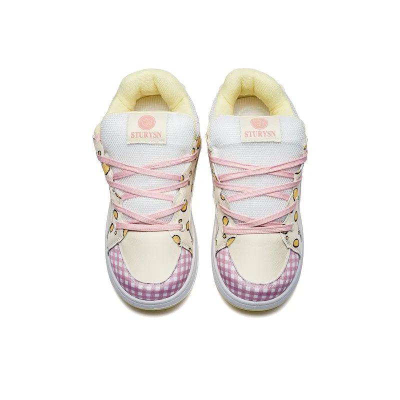 MEXICAN Anti Slip Wear Resistant Low Top Skateboard Shoes Women's-4