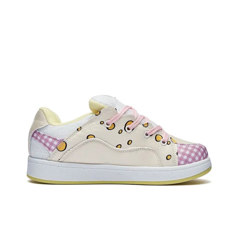 MEXICAN Anti Slip Wear Resistant Low Top Skateboard Shoes Women's-1