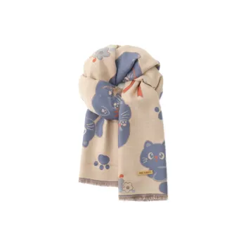 FREE RABBITⅡ Fall And Winter Fashion Versatile Warm Scarf Shawl Unisex