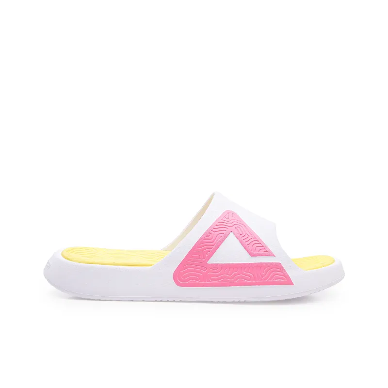 PEAK Tai Ji1.0 EVA Cushioned Slip Resistant Abrasion Resistant Quiet Slide Slippers Unisex Red Blue BUFF-6