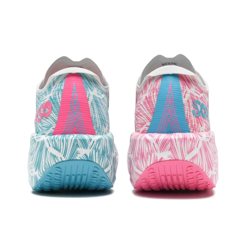 50 Cushioning Breathable Support Low-Top Full-Length Carbon Plate Marathon Running Shoes Men's Blue Pink Mismatched-4