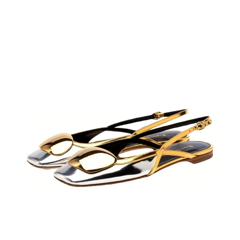 Rupert Sanderson Casual Single Shoes Women's Gold-2