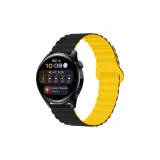 Black & Yellow Color/Two-Tone Chain Style Magnetic Silicone