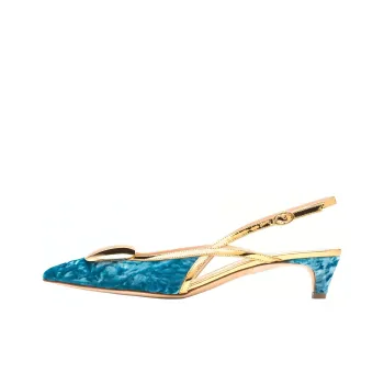 Rupert Sanderson Calvados Casual Single Shoes 3cm Women's Blue