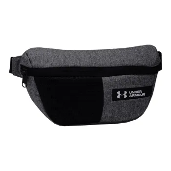 Under Armour Polyester Polyamide Fanny Pack Regular Unisex Black Gray Color