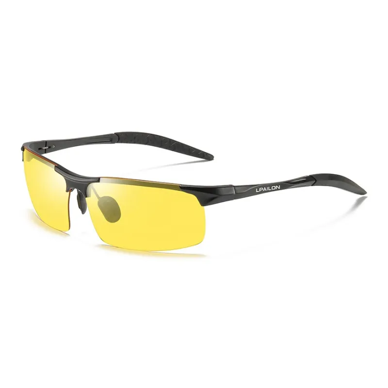 Thunder Pailong Metal Rectangular Sunglasses Men's-2