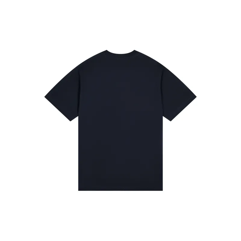 MIANDEMEIXUE Loose Fit Casual Inner Short Sleeved T Shirt Unisex Solid Color-7