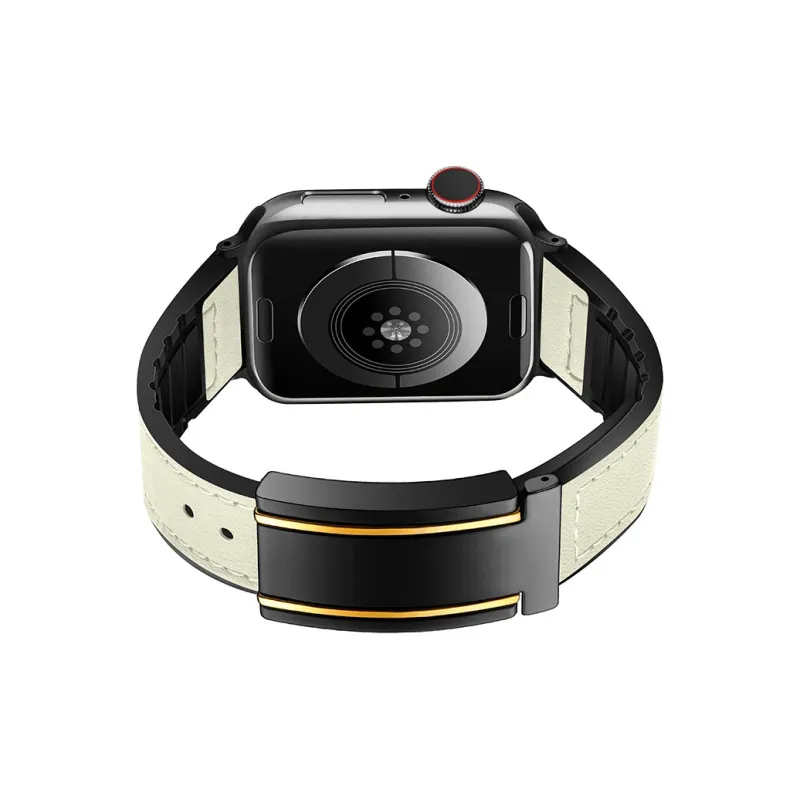 ZHENGGUANG Apple Compatibility Watch Band Genuine Leather Material-1