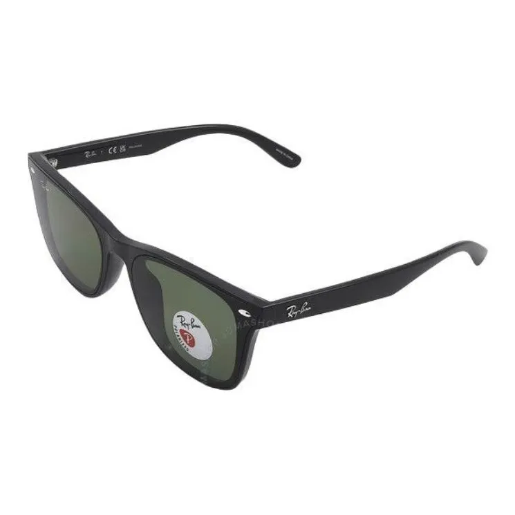 RayBan Plastic Irregular Shape Sunglasses Unisex Black-1