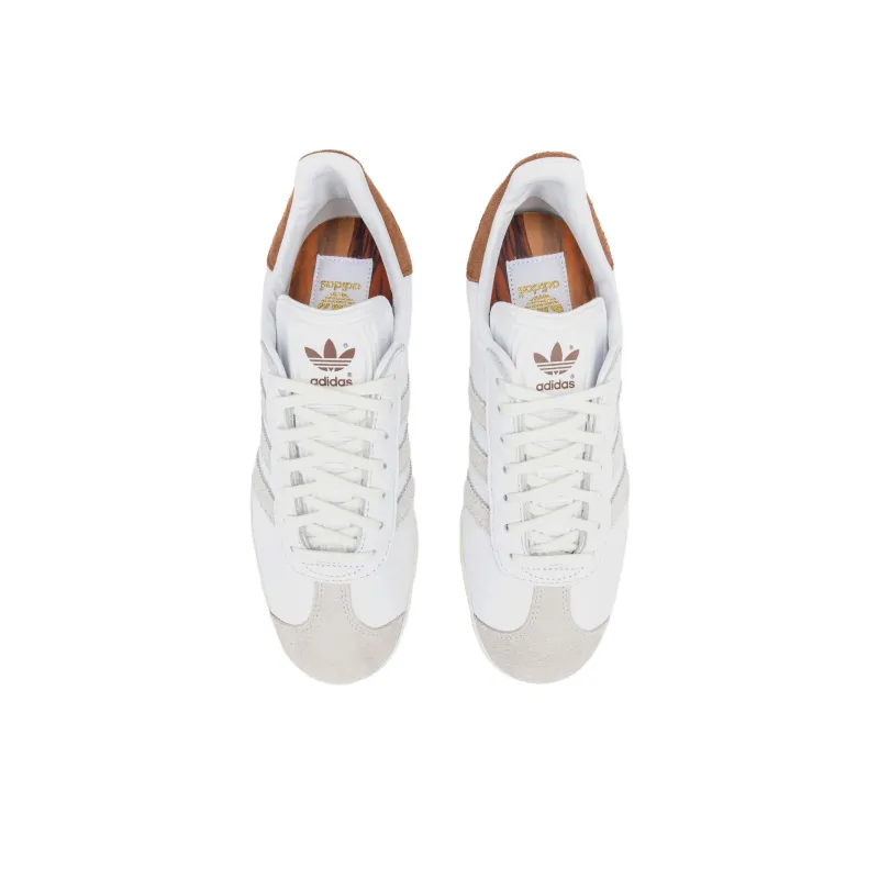 Adidas Gazelle Shoe Palace White Brown-4
