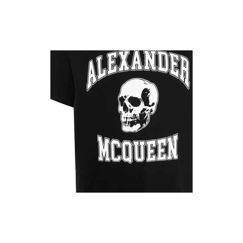 Alexander McQueen Graphic Printed Crewneck T Shirt-5