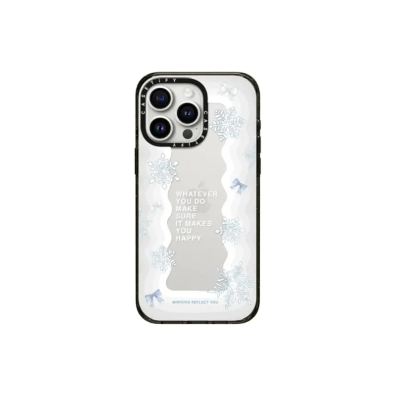 CASETIFY TPU+PC Material FIRST SNOW Phone Cases Compatible With IPhone 16/15/Plus/Pro/Ma Refreshing-0