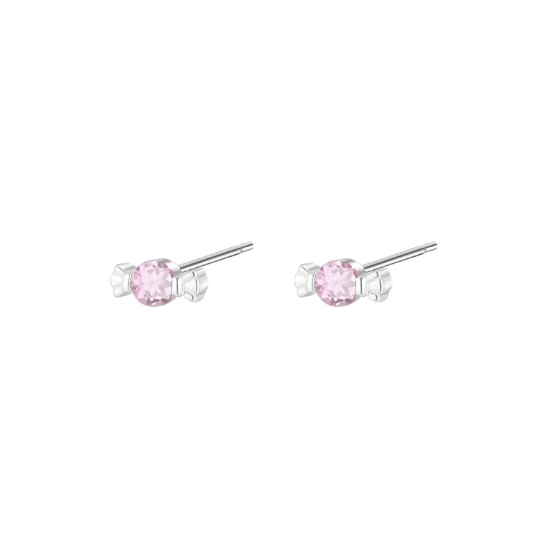 EAR PARTNER 999 Fine Silver Stud Earrings Women's-1