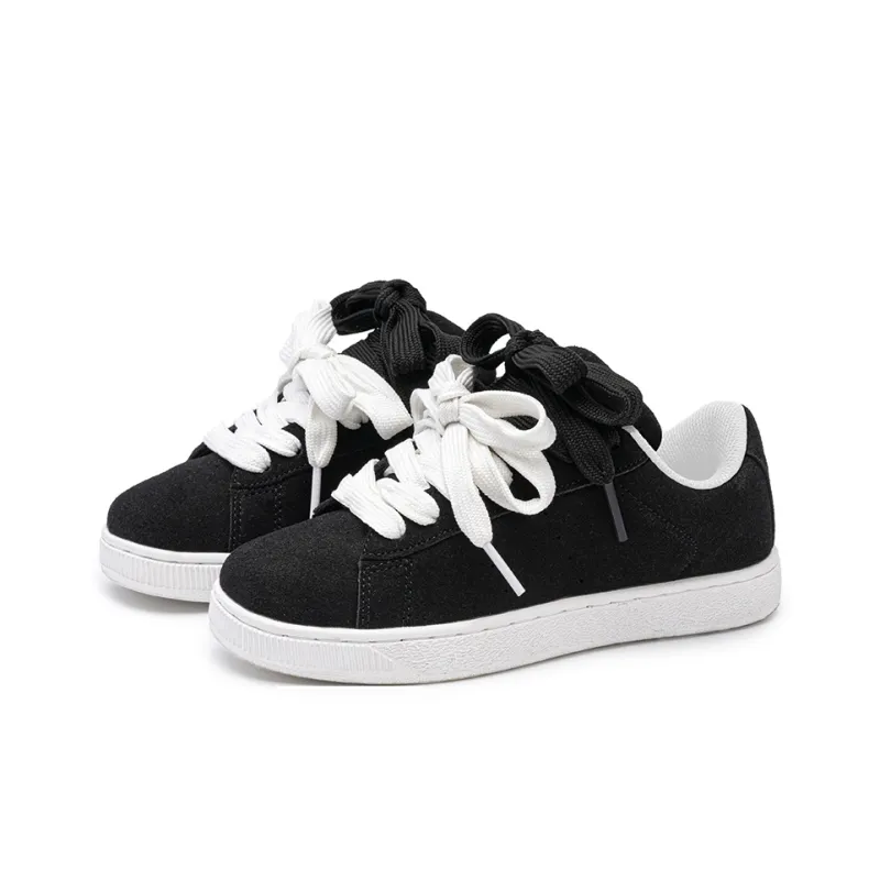 Medd Puffy Shoes Slip Resistant Height Increasing Low Top Skateboard Shoes Unisex Box-14