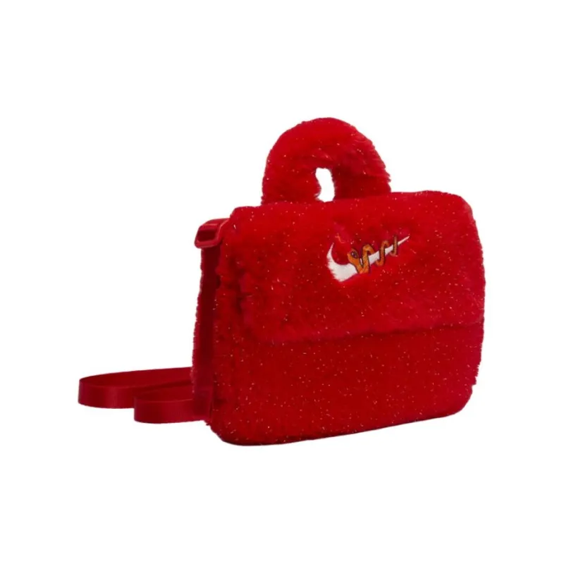 Nike Fabric One Shoulder Handbags Women's Red-1