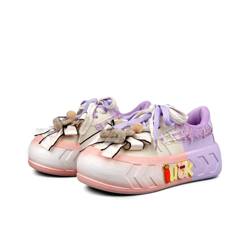 N6N8 Slip Resistant Cushioning Wear Resistant Lightweight Low Top Skateboard Shoes Women's-1