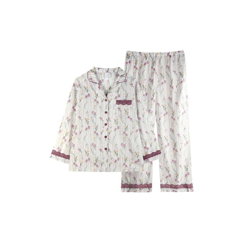 Xuan Liang Pajama Set Women's Dark Purple-0