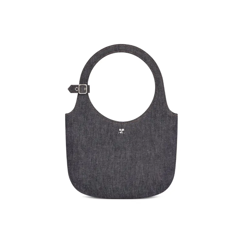 COURREGES Holy Denim Tote Bag-0