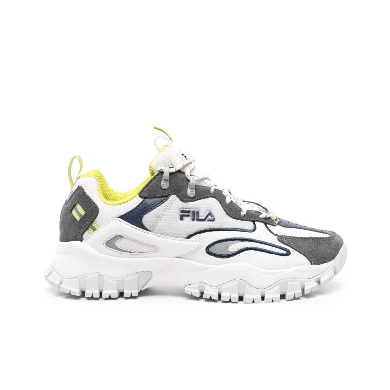FILA Ray Tracer Tr 2 Anti-Slip Wear-Resistant Low-Top Casual Shoes Men's White-1