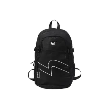 361° Fabric Backpack Plane Bag Regular Unisex Black