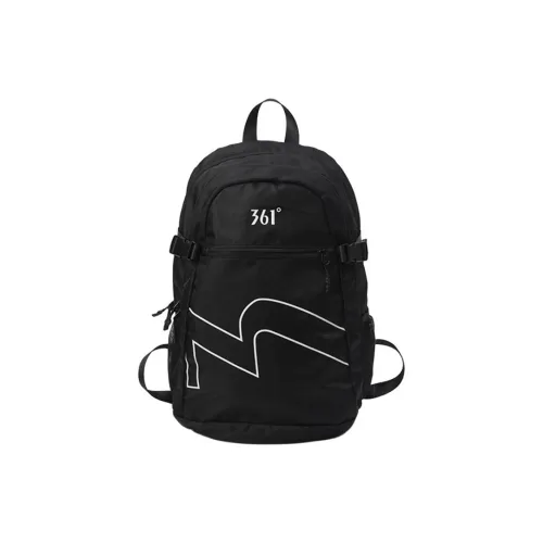 361° Fabric Backpack Plane Bag Regular Unisex Black