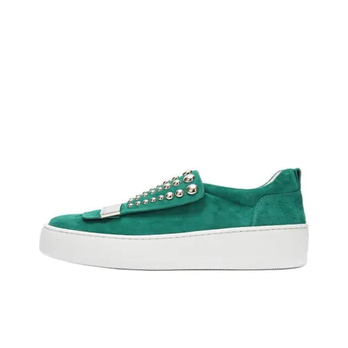 SERGIO ROSSI Low Top Skateboard Shoes Women's Green