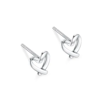 PAYMERY S999 Fine Silver Stud Earrings Women's