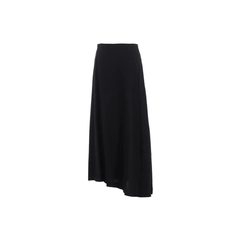Yohji Yamamoto Y's FW24 Casual Long Skirts Women's Black-1
