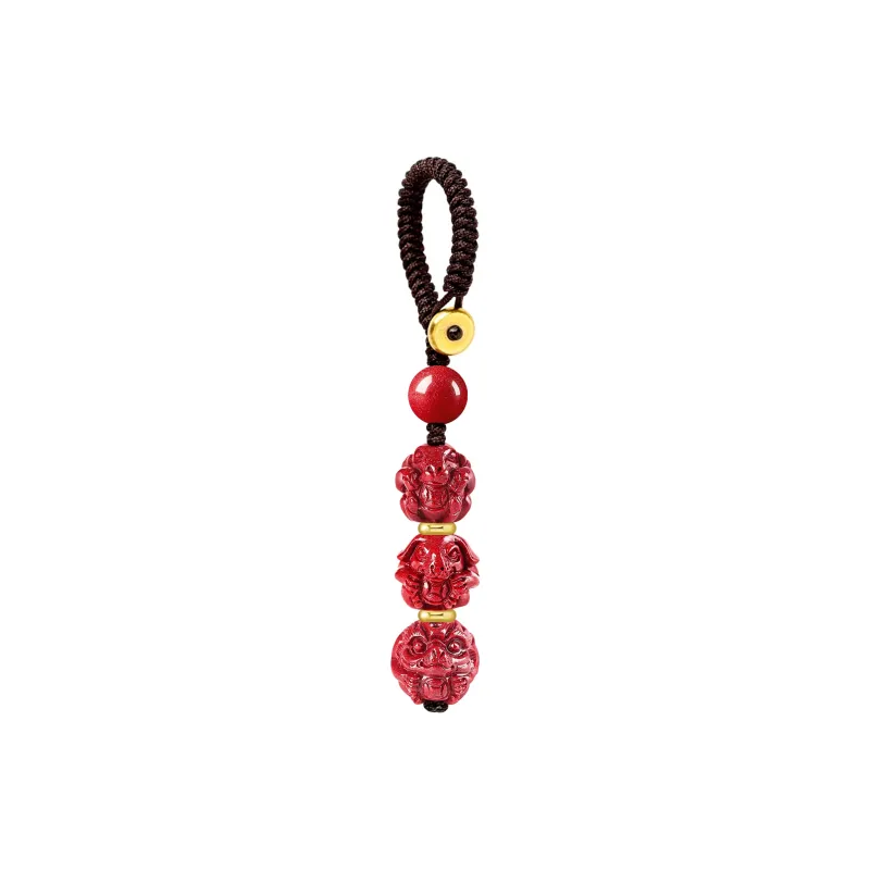 Moon Jewelry Cinnabar Keychains Unisex-36