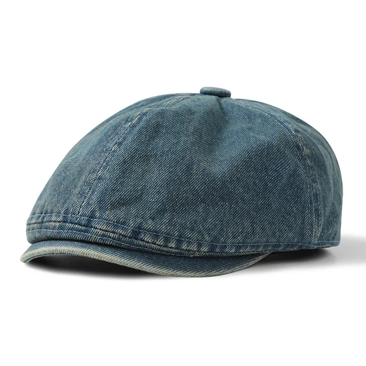 Shizhu Distressed All Season Painter Hat For Men Berets Unisex-8