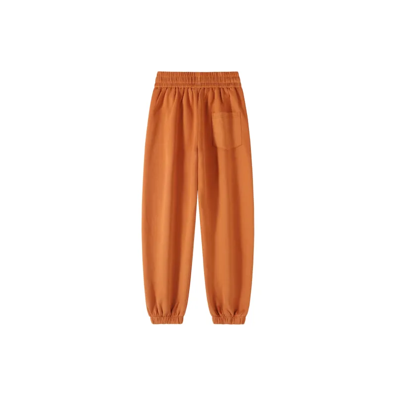 ROBINHOOD Casual Pants Unisex Orange Red-1