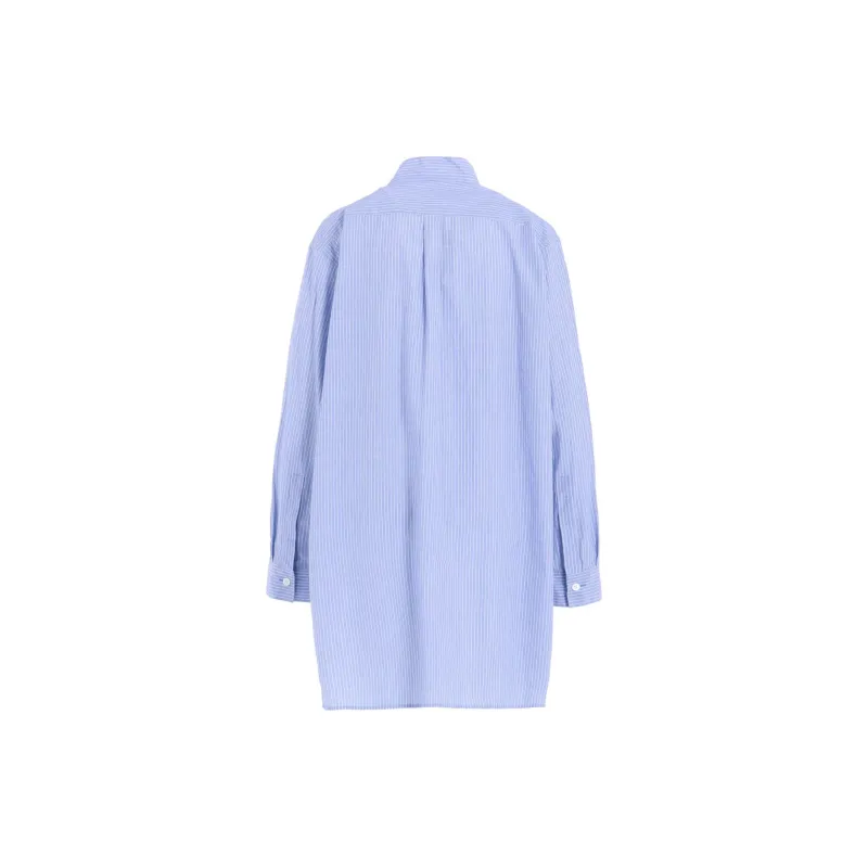 Yohji Yamamoto Longline Striped Shirt-1