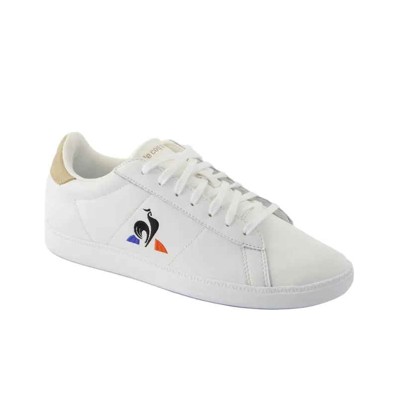 Le Coq Sportif Wear resistant And Lightweight Low Top Skateboard Shoes Unisex White-1