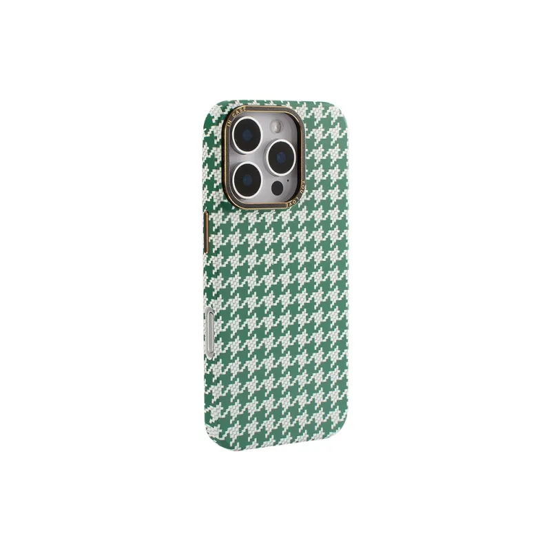 TXBX PC Material Thousand Crane Totem Metal Frame Phone Case Compatibility With Apple 16/15/14/13 Collection-5