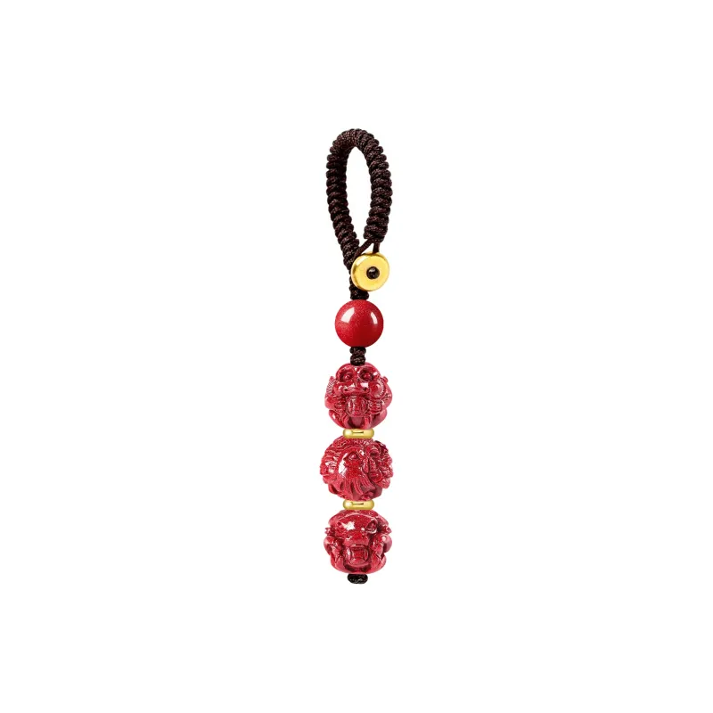 Moon Jewelry Cinnabar Keychains Unisex-34