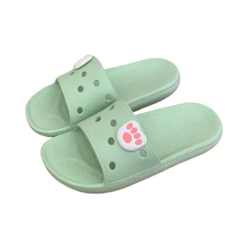 SHIGUDE Slippers Women's, Matcha Green