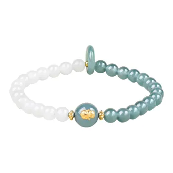 CHINA GOLD Ice Type Jadeite Bracelets Unisex