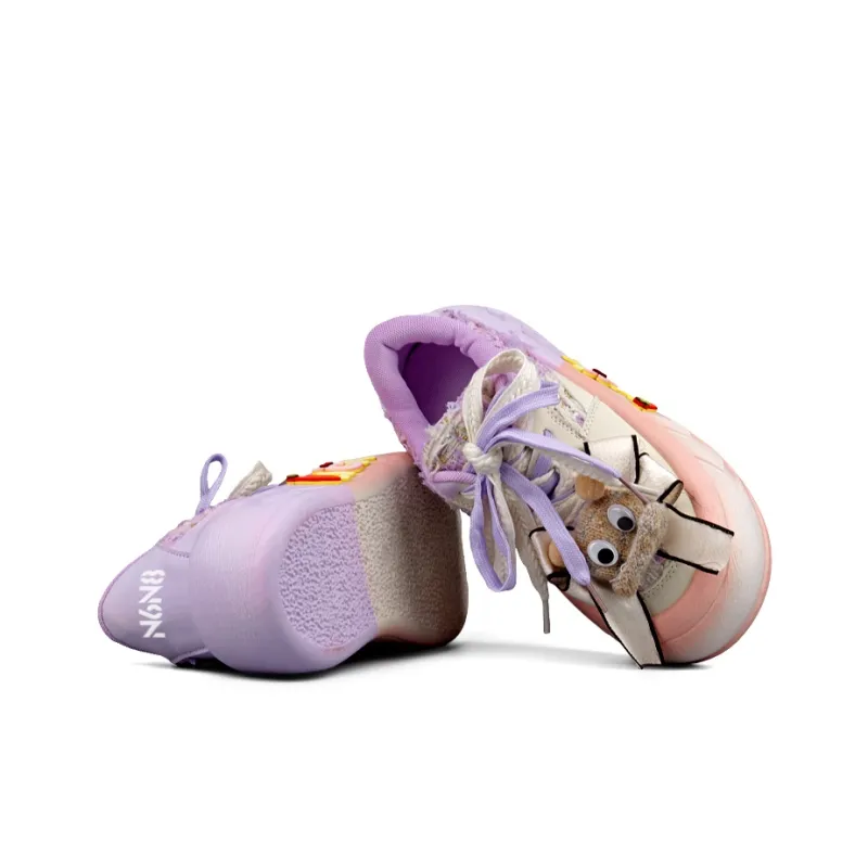 N6N8 Slip Resistant Cushioning Wear Resistant Lightweight Low Top Skateboard Shoes Women's-2