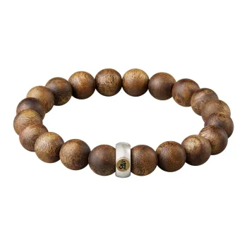 Moonstone Edge Agarwood Bracelets Unisex