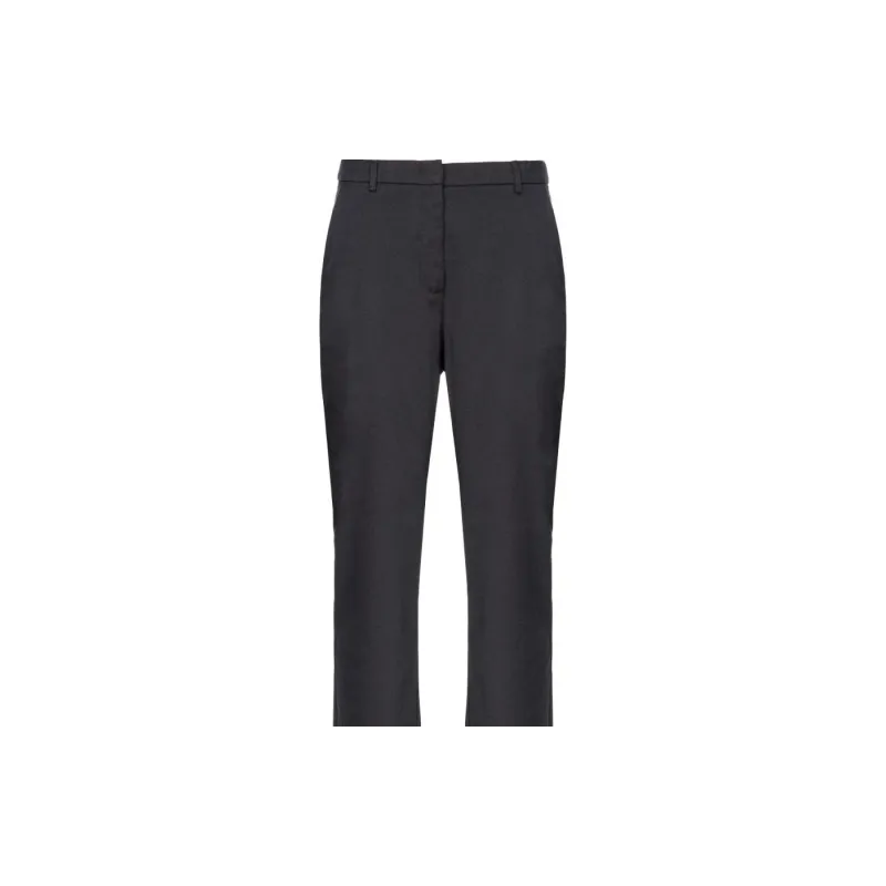 PINKO FW23 Pantaloni In Flanella Suit Trouser Women's Black-5