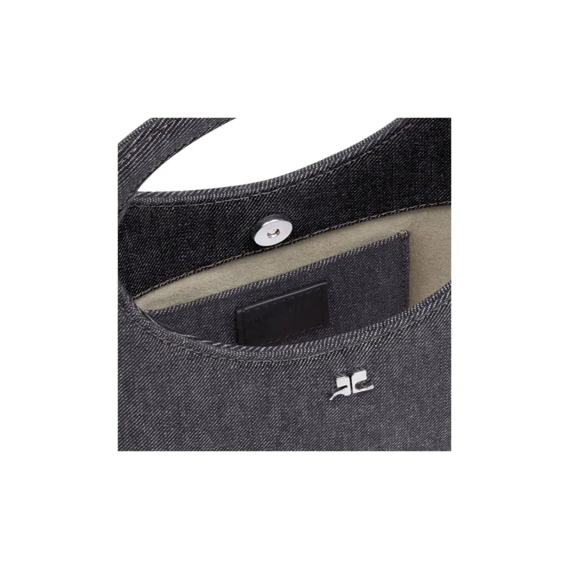 COURREGES Holy Denim Tote Bag-4