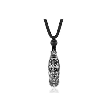 CHINA GOLD S990 Silver Necklaces Unisex