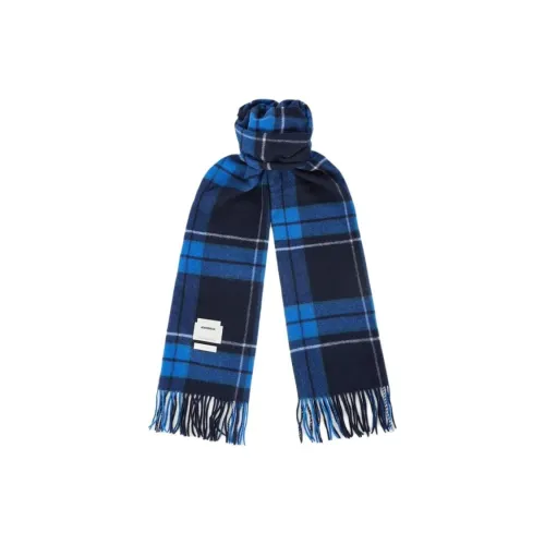 ADER ERROR Sheep Wool Knit Scarves Women's Blue