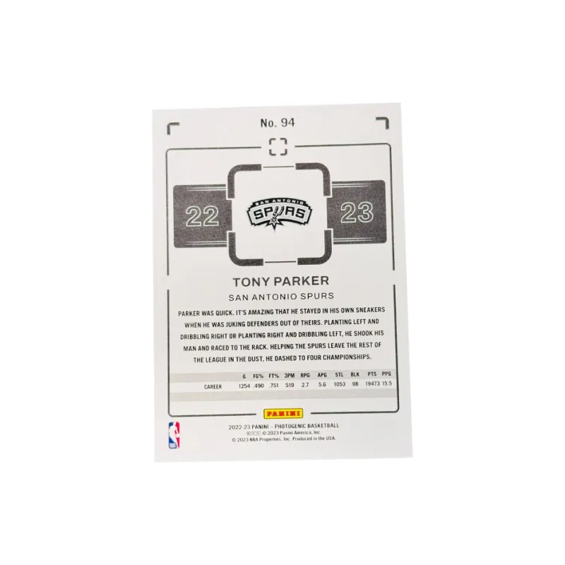 PANINI Tony, Parker, Spurs, Upper Mirror Collection, Classic Choose Base Cartoon Condition Sports Cards 1 Pc-1